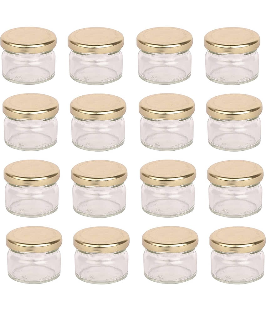 AFAST Glass Container Glass Transparent Utility Container ( Set of 16 )