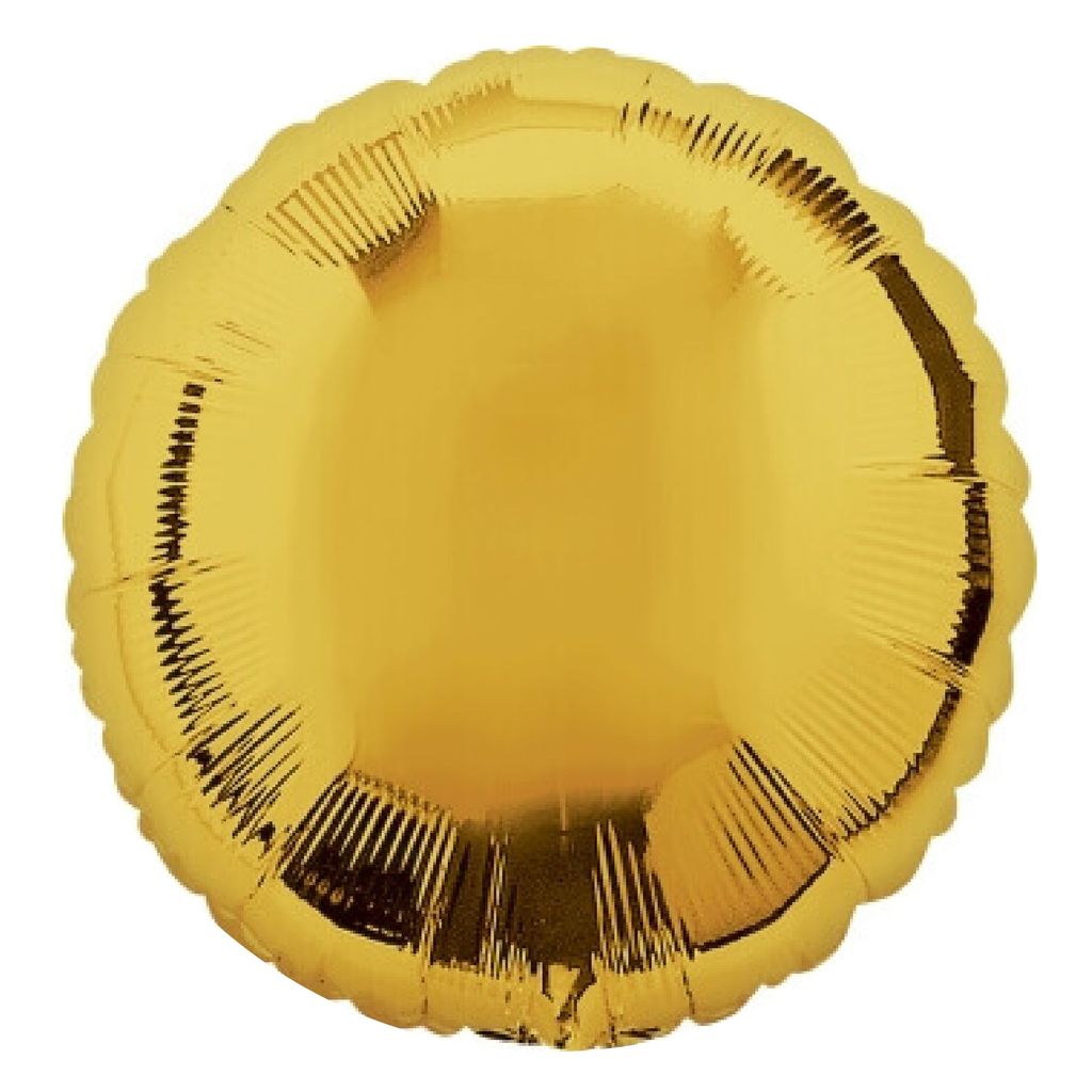 Wanna Party Metallic Gold Round Balloons 18" - Party and Festive Needs | Buy online on ZillyBuy