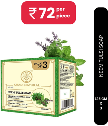 khadi natural Freshness Soap for All Skin Type ( Pack of 3 )