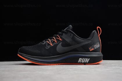 NikeMen's Air Zoom Structure 15 - Black/Orange-Euro 41
