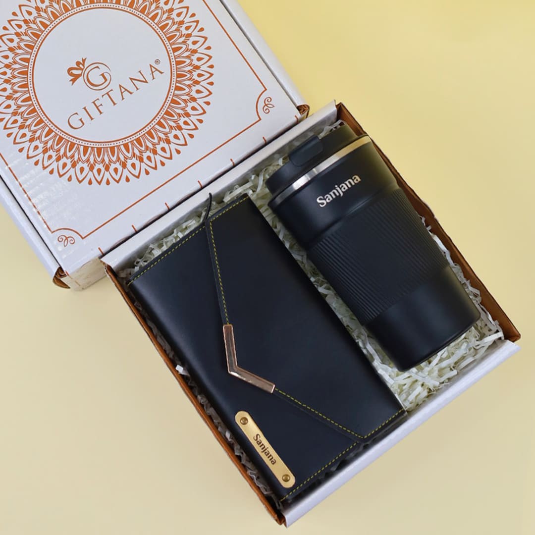 Personalized Gifts for Wife : Women’s Wallet & Tumbler