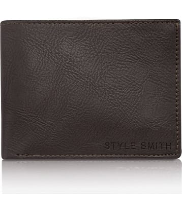 Style Smith - Black PU Men's Regular Wallet ( Pack of 1 )