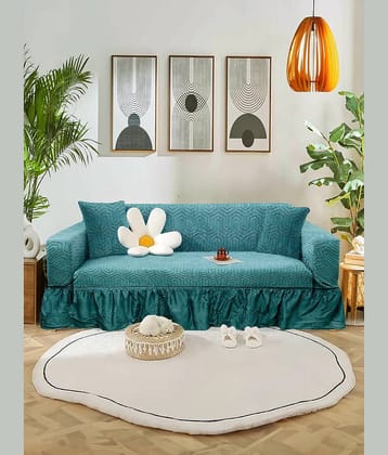 Cortina 2 Seater Polyester Sofa Cover ( Pack of 1 )