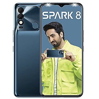 Tecno Spark 8 (Atlantic Blue 4GB 64GB Storage)