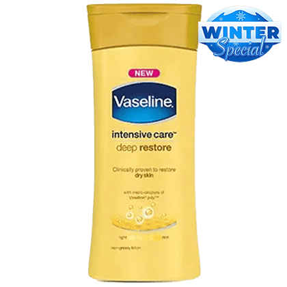 Vaseline Intensive Care Deep Restore Body Lotion - Dry Skin, With Micro-Droplets Of Vaseline Jelly, 40 Ml