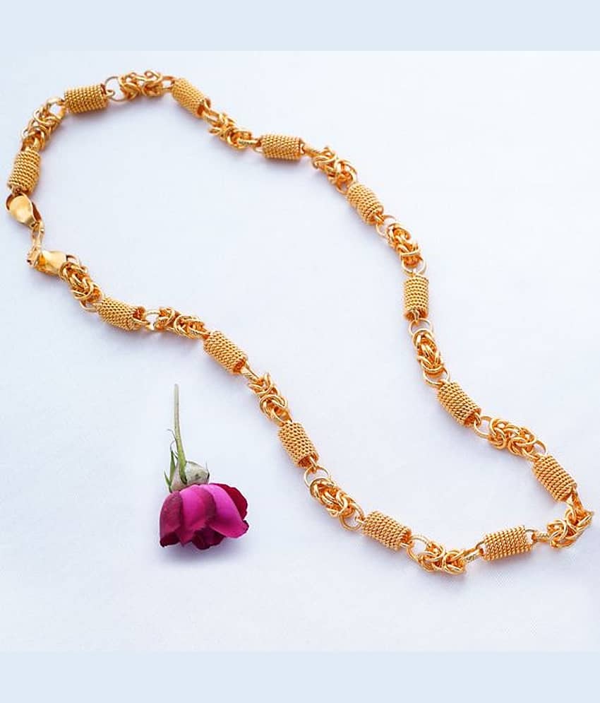 MGSV Gold Plated Brass Chain ( Pack of 1 )
