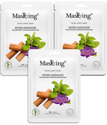 Masking - Radiant Glow Sheet Mask for All Skin Type ( Pack of 1 )