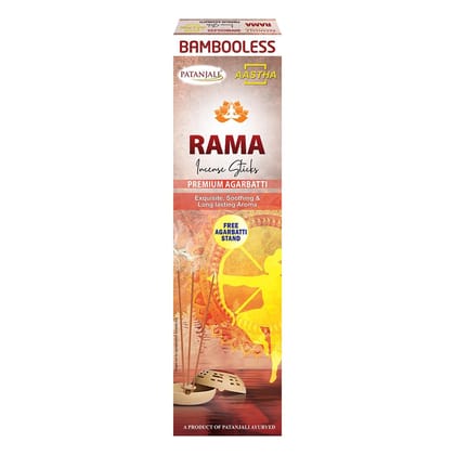 AASTHA RAMA AGARBATTI BAMBOOLESS 80GM