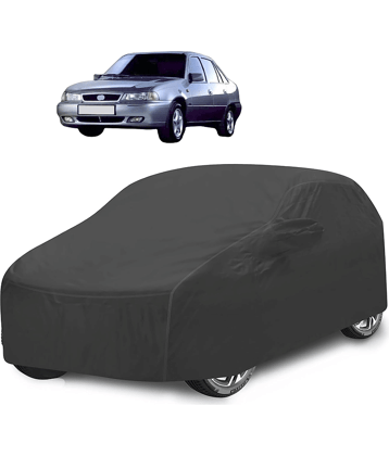 Auto Hub Car Body Cover for Daewoo All Car Models With Mirror Pocket ( Pack of 1 ) , Grey