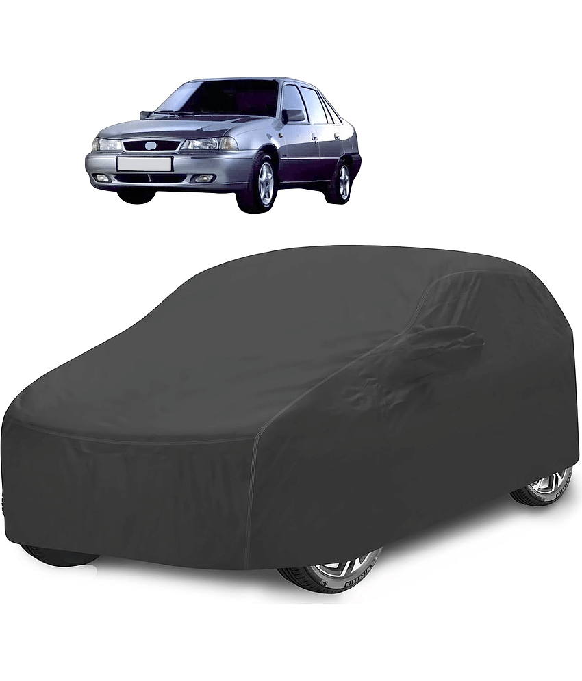 Auto Hub Car Body Cover for Daewoo All Car Models With Mirror Pocket ( Pack of 1 ) , Grey