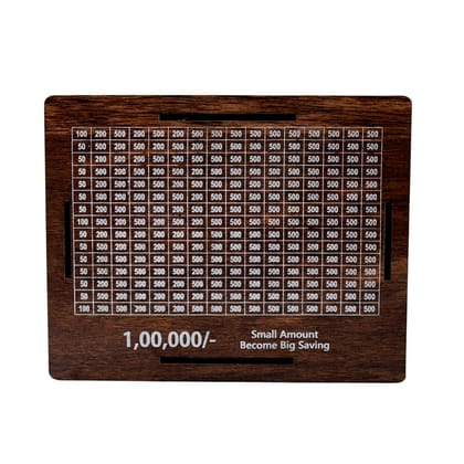Wooden Money / Piggy Bank, Money Box (1 Pc / Pen Not Included / Assembled)