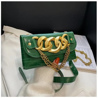 Crocodile Pattern Shoulder Bag Crocodile Pattern Shoulder Bag
