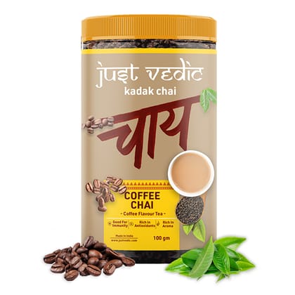 TEACURRY Coffee Chai (100 Grams) - Coffee Chai for Energy, Immunity and Heart Health