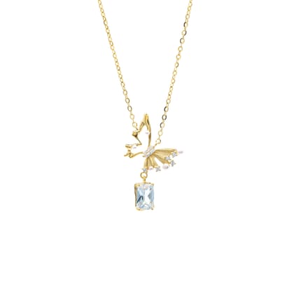Cristina Necklace | 925 Silver Necklace for Women-Gold