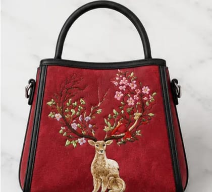 embroidery purse