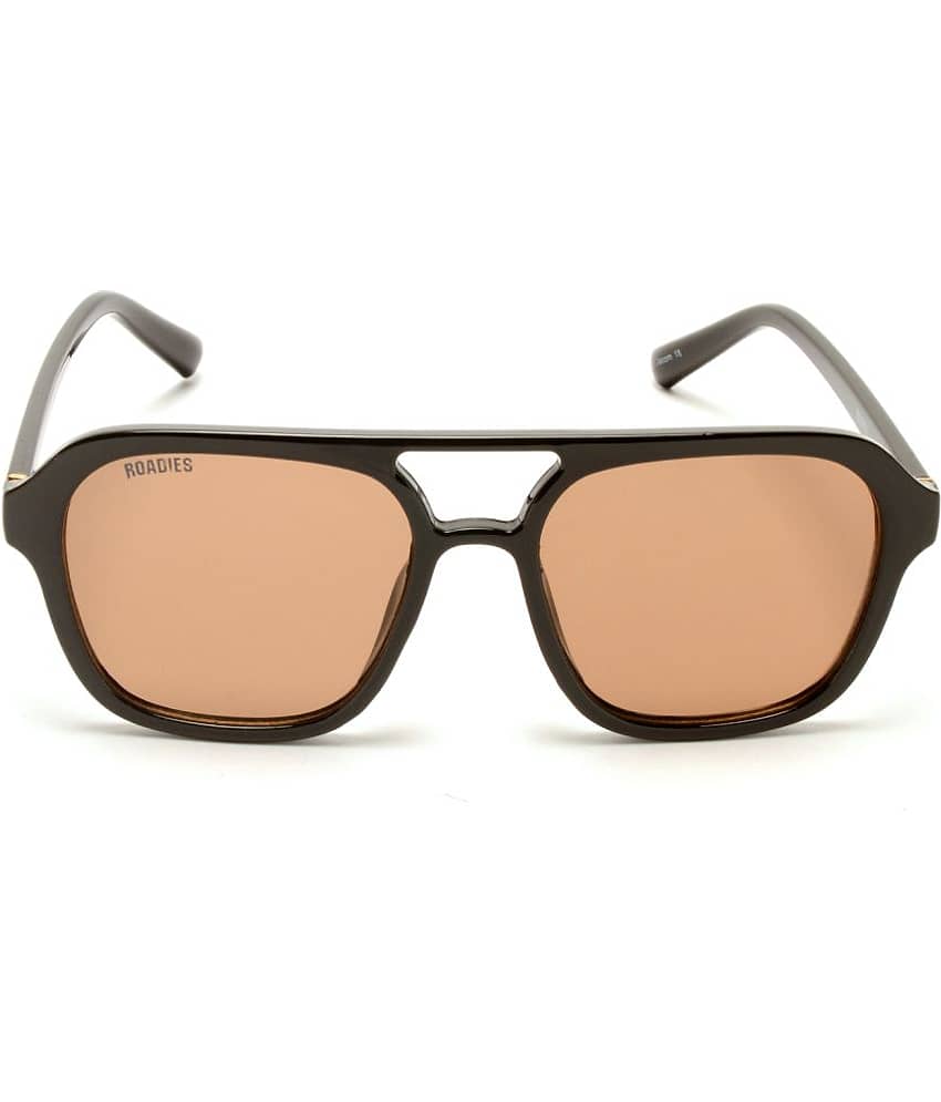 Roadies - Black Square Sunglasses ( Pack of 1 )