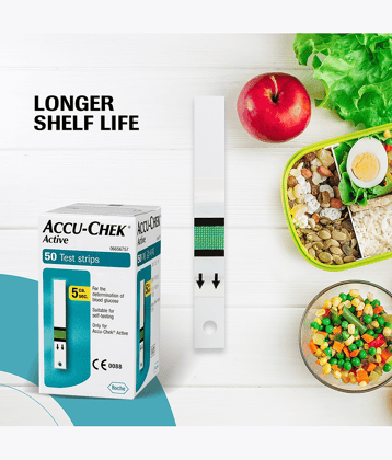 Accuchek Active 50 Sugar Test Strips