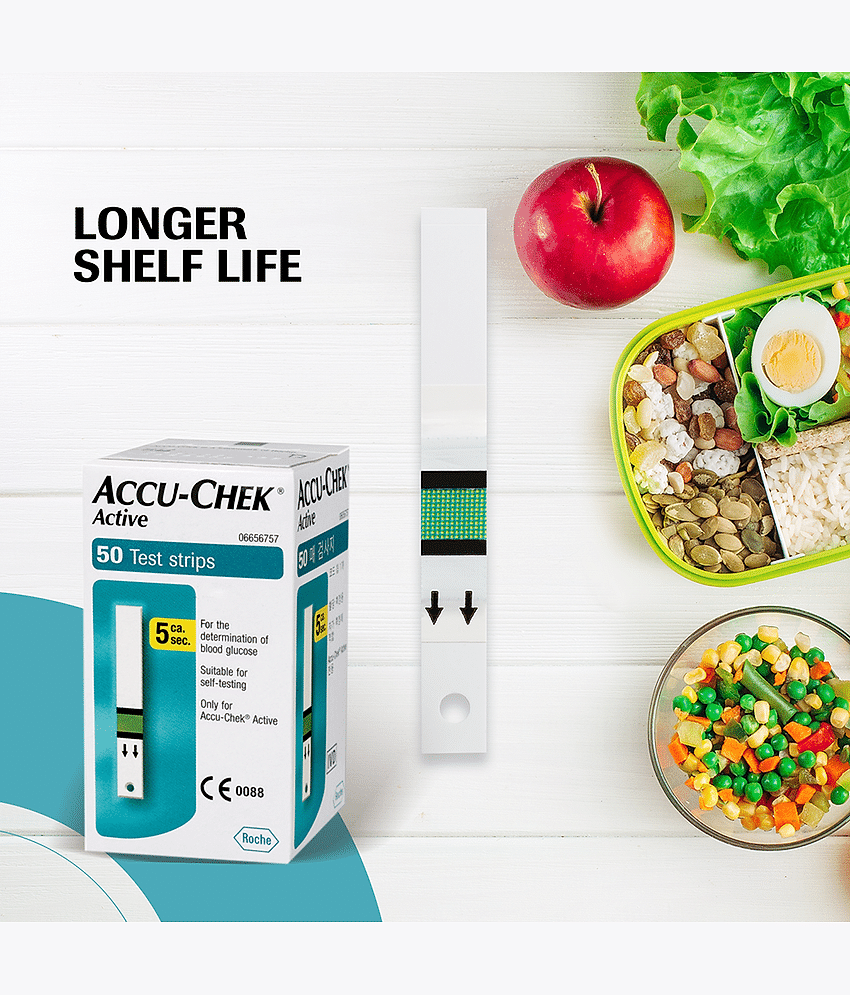 Accuchek Active 50 Sugar Test Strips