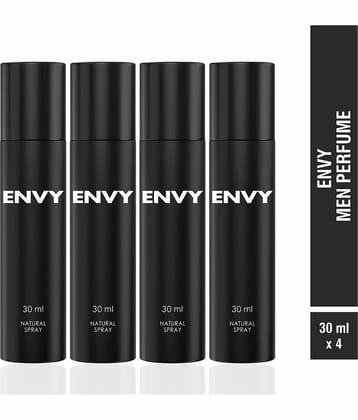 Envy Men Natural Spray Deodorant Spray for Men 30 ml ( Pack of 4 )