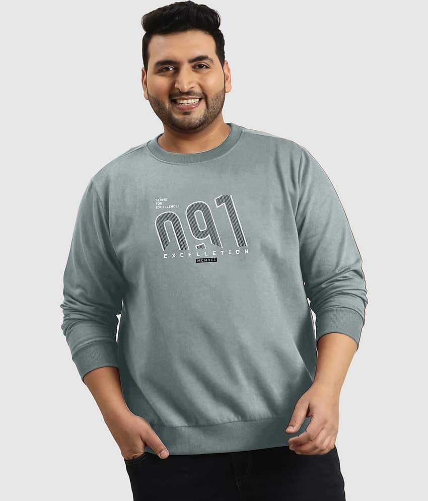 TAB91 Fleece Round Neck Men's Sweatshirt - Maroon ( Pack of 1 )