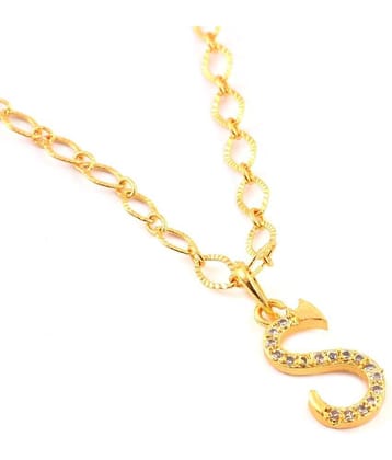 Jewar Mandi - Golden Pendant ( Pack of 1 )
