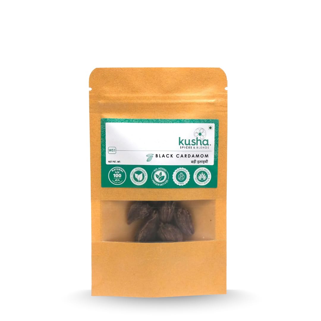 Kusha Spices Black Cardamom