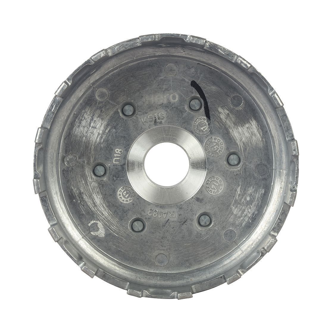 Hero Genuine Clutch Outer Complete for Splendor Plus & Passion Plus | OEM Fit | Durable Construction | Smooth Power Transfer | Reliable Performance | Easy Installation- 22110AAEH20S