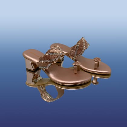 Ethnic Glams-Rose gold / 36