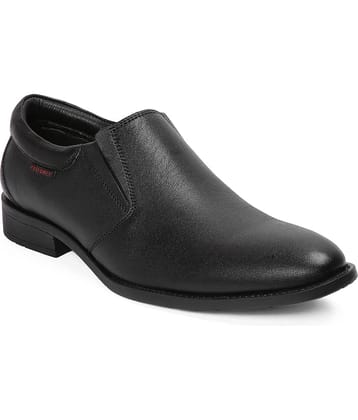 Red Chief Black Men's Slip On Formal Shoes