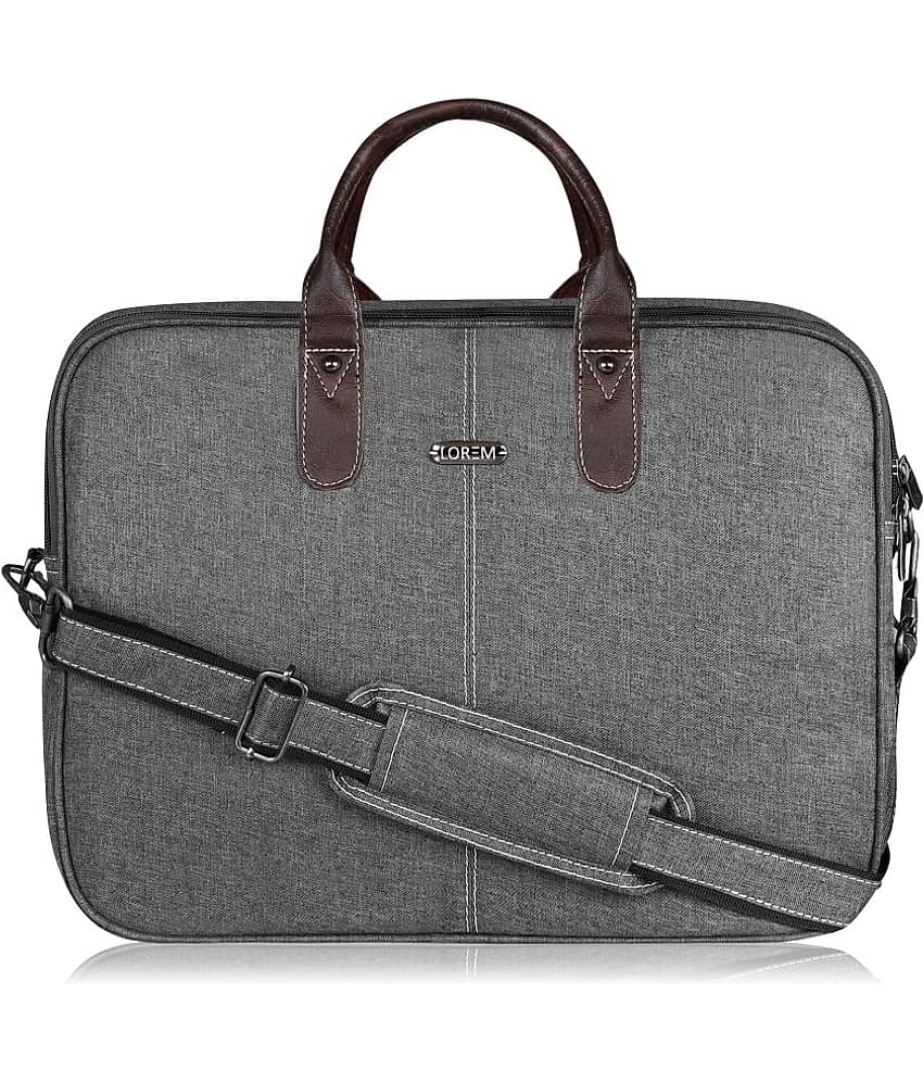 Lorem Grey PVC Folio