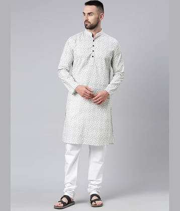 MAJESTIC MAN White Cotton Men's Regular Kurta ( Pack of 1 )