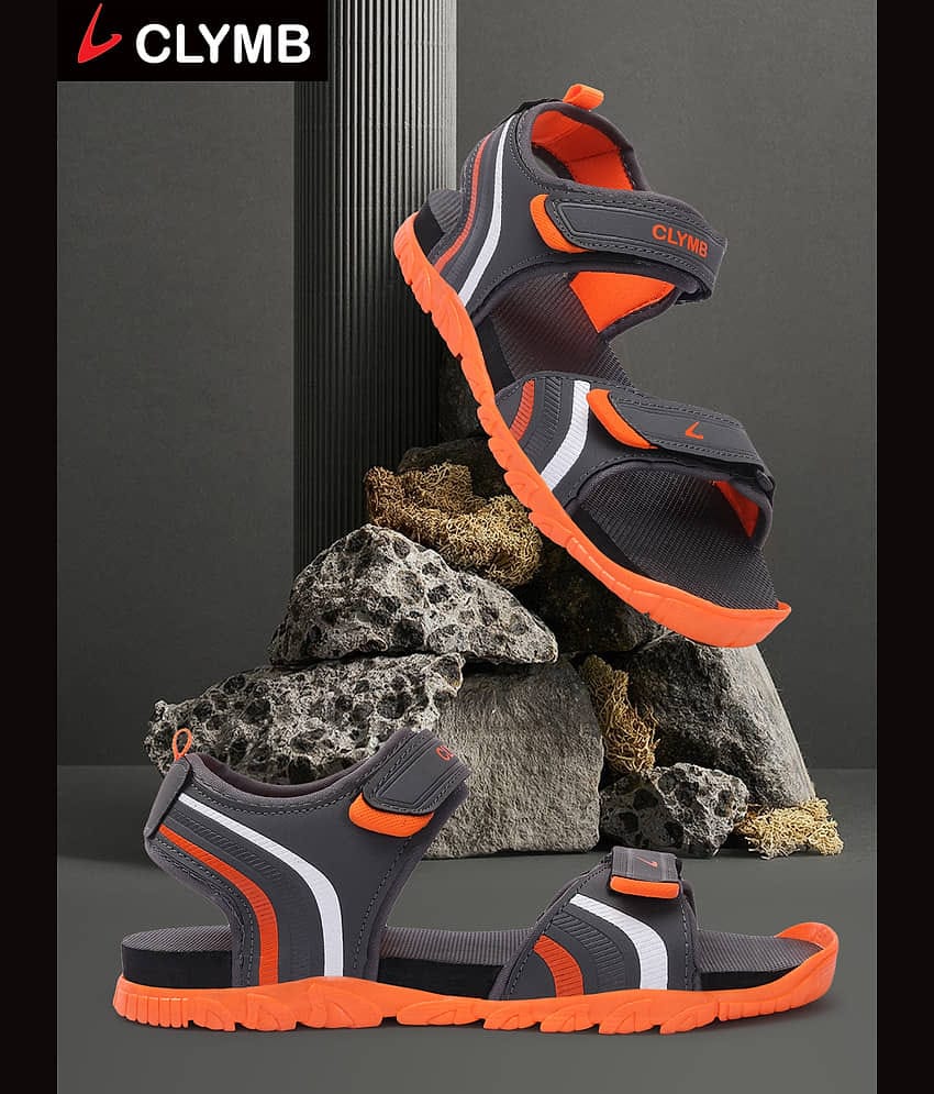 Clymb - Orange Men's Sandals