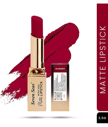 Seven Seas Long Lasting , Matte Finish , Longwear , Matte With You Lipstick (Amaranth 3.5g)
