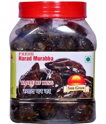 Sun Grow Home Made Fresh Handmade Organic Black Harad Murabba (Digestive Pack) Pickle 1 kg
