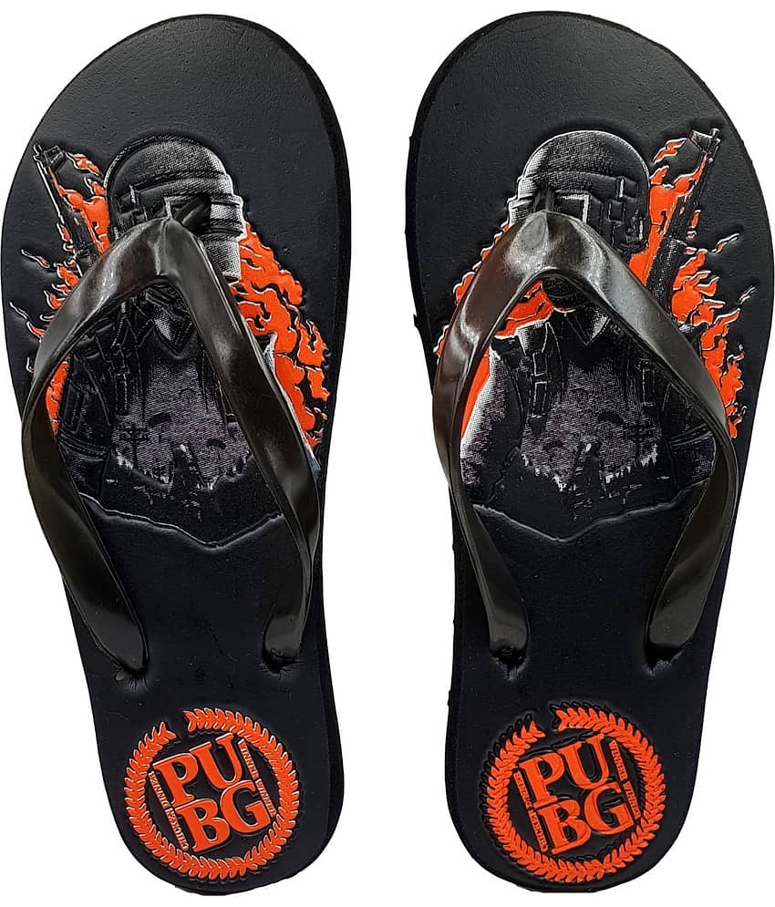 Pampy Angel Black Slippers