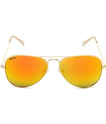 Roadies - Gold Pilot Sunglasses ( Pack of 1 )