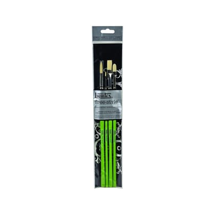 Liquitex Free Style Professional Acrylic Brush Set of 4