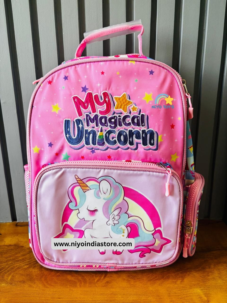 NIYO TOYS Premium Kids Backpack Unicorn Pink