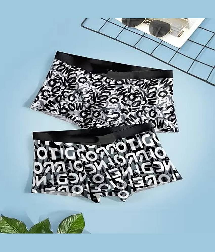 Cavenders Pack of 2 Nylon Trunks For Men's ( Multicolor )