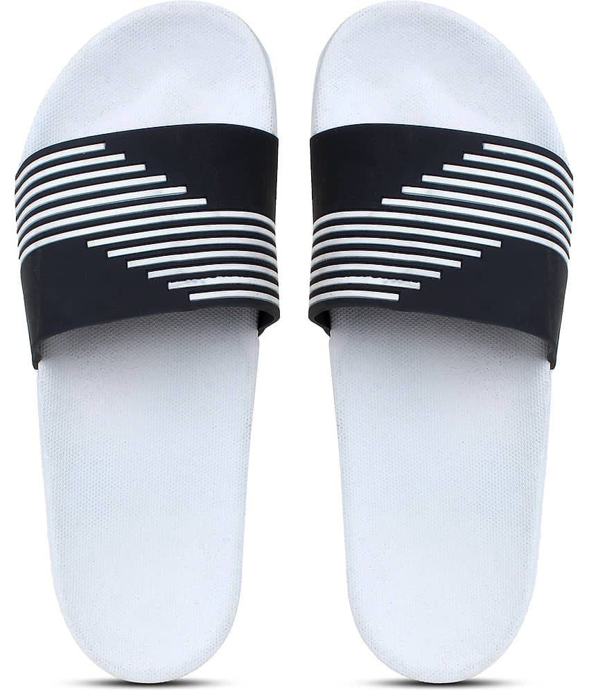 Pampy Angel - White Men's Slide Flip flop