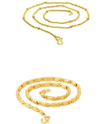 shankhraj mall Gold Plated Chain ( Set of 1 )