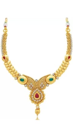 Elegant MAHITHA JESSI ROLD GOLD Necklace