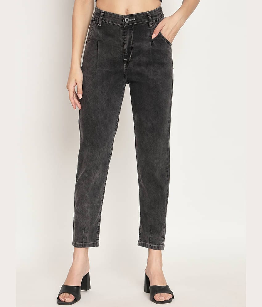 Angel Fab - Black Denim Slim Fit Women's Jeans ( Pack of 1 )