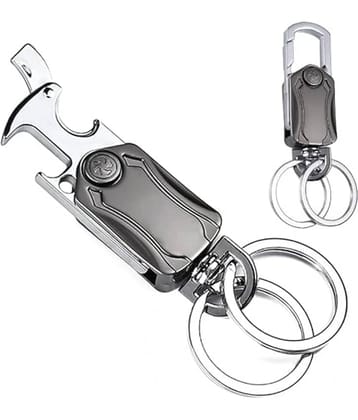 Radhe Fashion Black Men's Utility Keychain ( Pack of 1 )