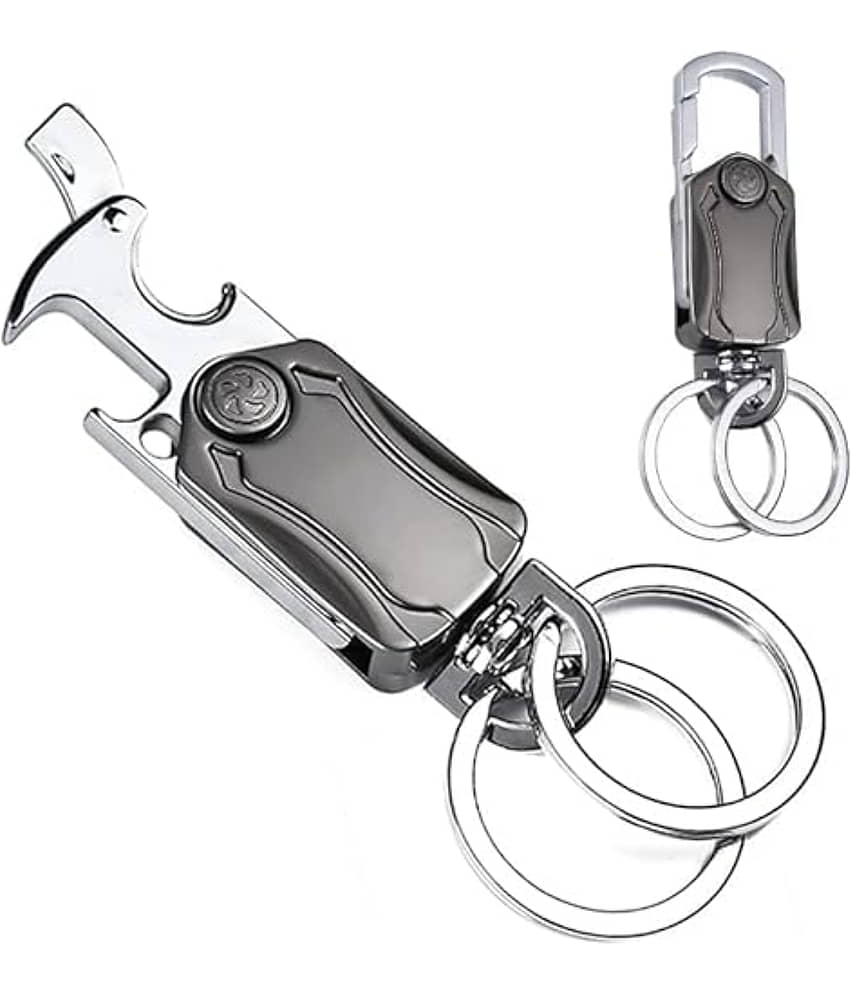 Radhe Fashion Black Men's Utility Keychain ( Pack of 1 )