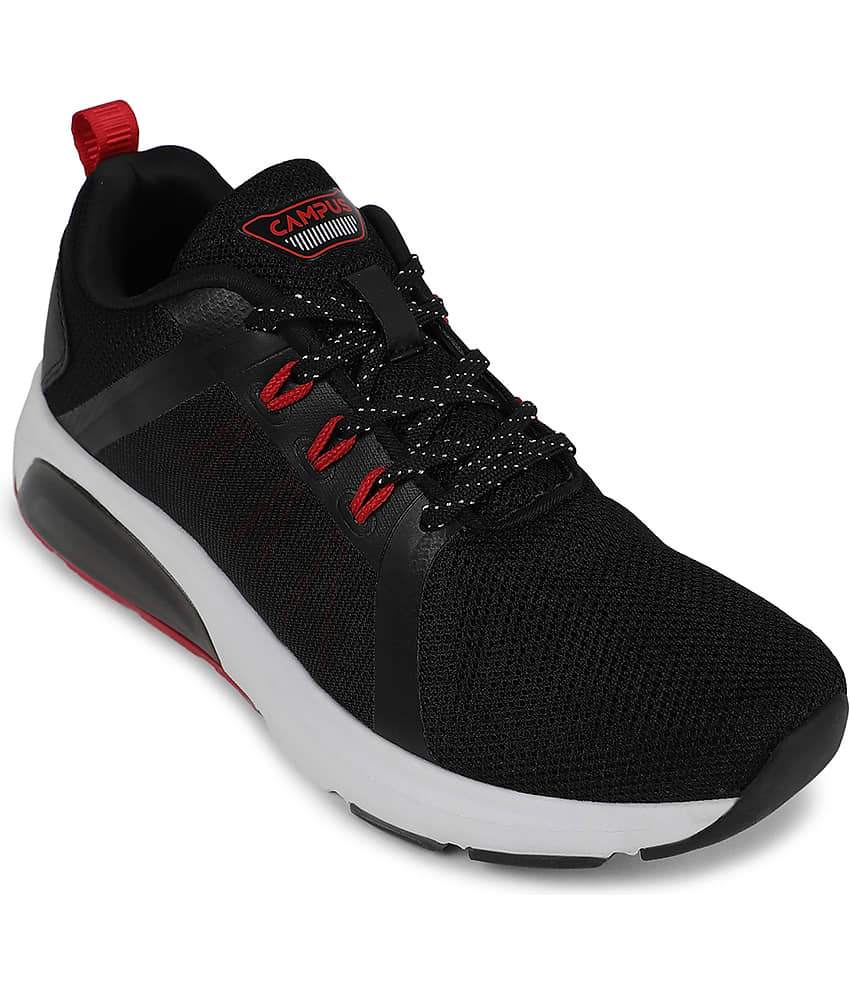 Campus DUKE Black Men's Sports Running Shoes