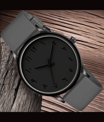 Shivark Black Silicon Analog Men's Watch