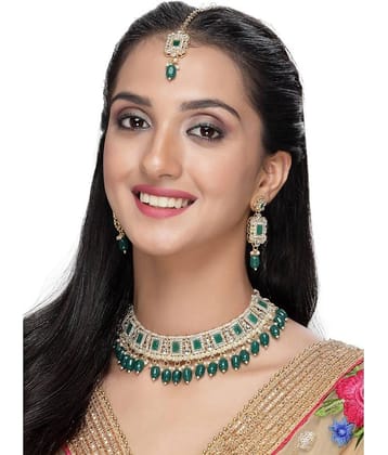 Sukkhi Red Alloy Necklace Set ( Pack of 1 )