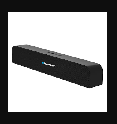 Blaupunkt SBA10 Gold 16W Bluetooth Soundbar Speaker for TV with  Mini Soundbar- Black