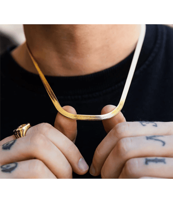 Thrillz Gold Plated Stainless Steel Chain ( Pack of 1 )